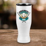 World's Greatest Dad Tumbler & Gourmet 12-Pack Root Beer Sampler Bundle