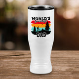 World's Greatest Dad Tumbler & Gourmet 12-Pack Root Beer Sampler Bundle