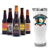 World's Greatest Dad Tumbler & Gourmet 12-Pack Root Beer Sampler Bundle