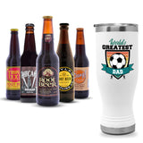 World's Greatest Dad Tumbler & Gourmet 12-Pack Root Beer Sampler Bundle
