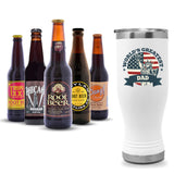 World's Greatest Dad Tumbler & Gourmet 12-Pack Root Beer Sampler Bundle