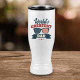 World's Greatest Dad Tumbler & Gourmet 12-Pack Root Beer Sampler Bundle