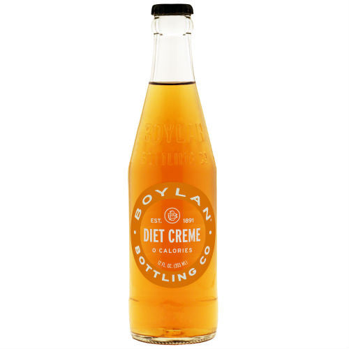 Boylan Bottleworks Diet Creme - 12 oz (12 Glass Bottles)