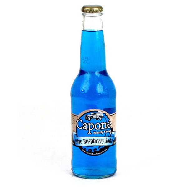 Capone Blue Raspberry 12 oz (12 Glass Bottles)