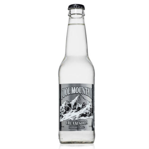 Cool Mountain Cream Soda - 12 oz (12 Glass Bottles)