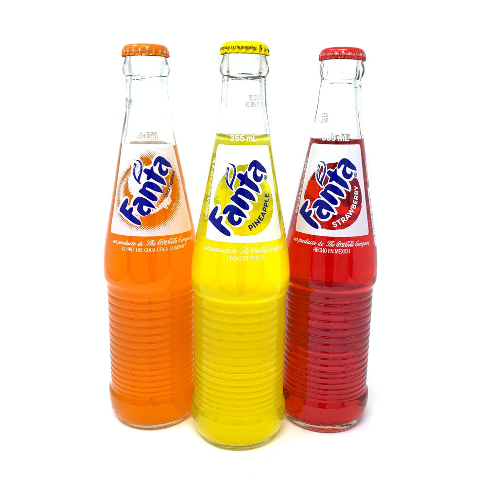 Ultimate Mexican FANTA Soda Sampler - 12 oz (12 Bottles)