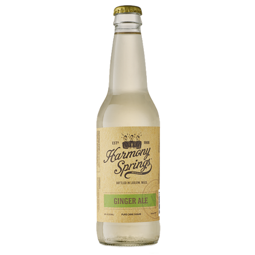Harmony Springs Ginger Ale - 12 OZ (12 Glass Bottles)
