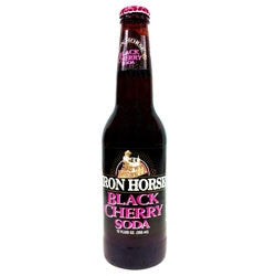 Iron Horse Black Cherry Soda - 12 oz (12 Pack) - Beverages Direct
