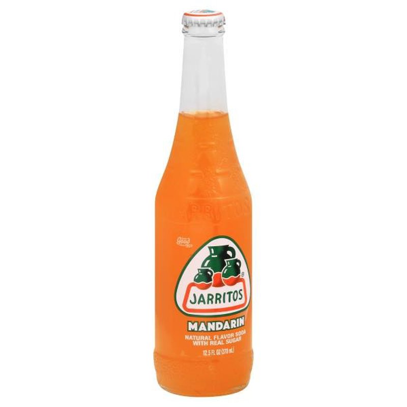 Jarritos Mandarin - 12.5 oz (12 Glass Bottles)
