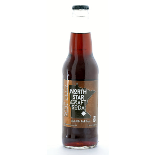 North Star Craft Soda Root Beer - 12 Oz (12 Bottles)