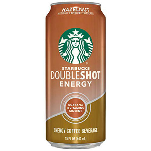 Starbucks DoubleShot Energy Hazelnut - 15 oz (12 Cans)