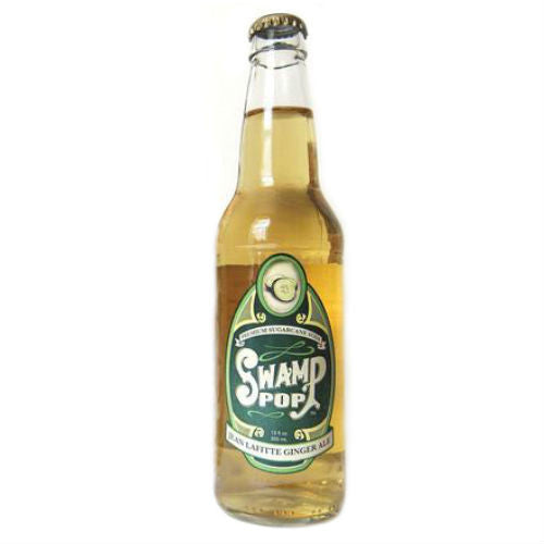 Swamp Pop Jean Lafitte Ginger Ale - 12 oz (12 Glass Bottles)