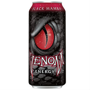 Venom Black Mamba Energy Drink - 16 oz (12 Cans)