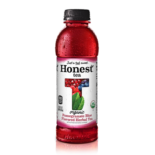 Honest Tea Organic Pomegranate Blue Tea - 16.9 oz (12 Pack) - Beverages Direct