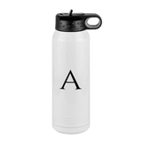 Test Personalized Initial Water Bottle (30 oz) - Right View