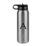 Test Personalized Initial Water Bottle (30 oz) - Left View