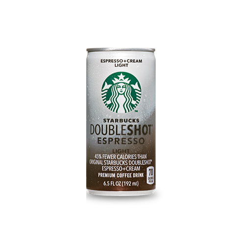 Starbucks DoubleShot Light Espresso & Cream - 6.5 oz. Cans (12 Pack) - Beverages Direct