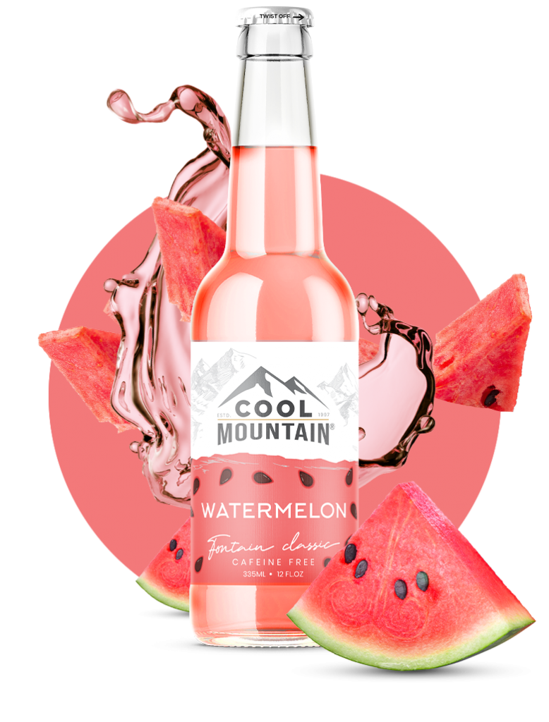 Cool Mountain Watermelon Soda - 12 oz (12 Glass Bottles)