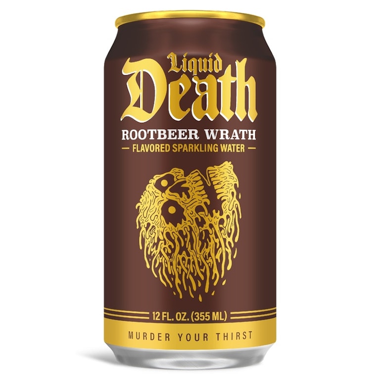 Liquid Death Root Beer Wrath Sparkling Water