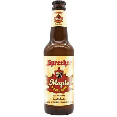 Sprecher Maple Root Beer - 16 oz Glass Bottles