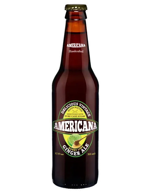 Americana - Honey Lime Ginger Ale 12oz