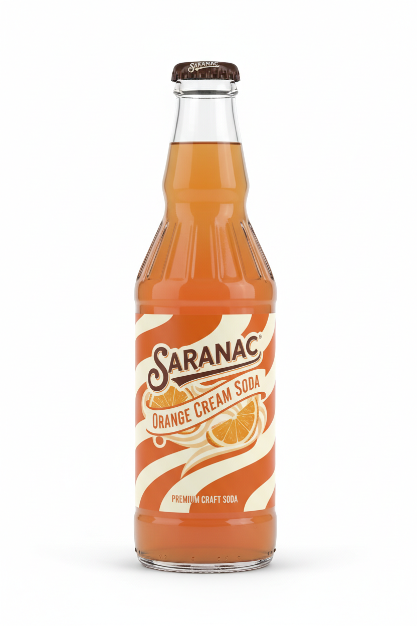 Saranac Orange Cream Bottle