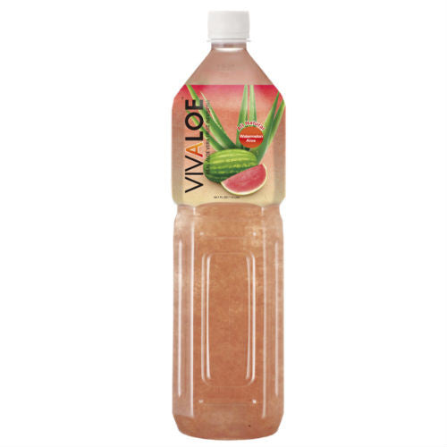 Vivaloe Watermelon Aloe - 1.5 Liter (12 Pack)