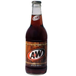 A&W Root Beer - 12 oz Glass Bottles