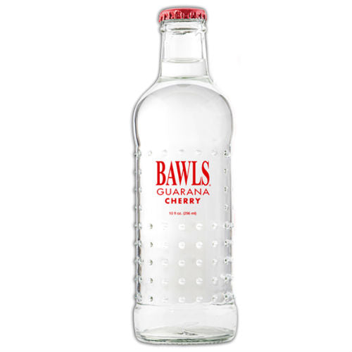 BAWLS Guarana Cherry - 10 oz  (12 Glass Bottles)