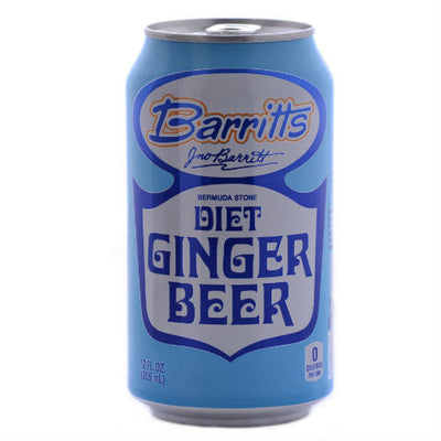 Barritts DIET Bermuda Ginger Beer - 12 oz Cans