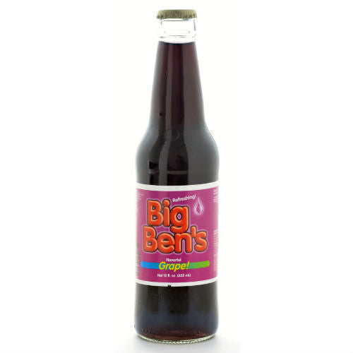 Big Ben's Grape Soda - 12 oz Glass Bottles