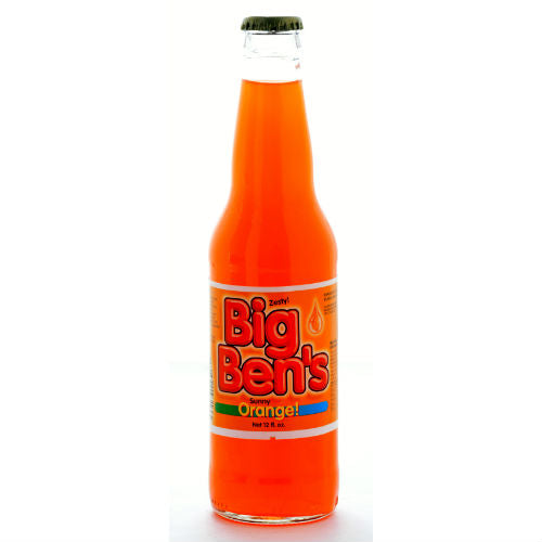 Big Ben's Orange Soda - 12 oz Glass Bottles