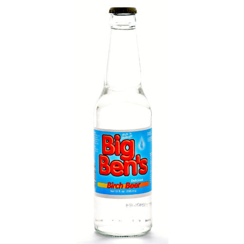 Big Ben's Birch Beer Soda - 12 oz Glass Bottles