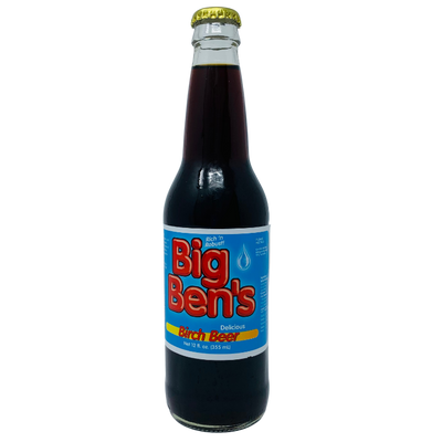 Big Ben's Dark Birch Beer - 12 oz Glass Bottles