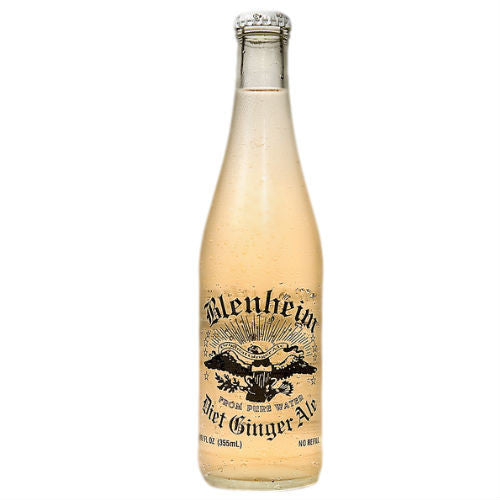 Blenheim DIET Ginger Ale - 12 oz (12 Glass Bottles)