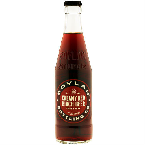 Boylans Creamy Red Birch Beer - 12 oz Glass Bottles