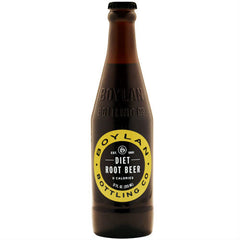 Boylans Diet Root Beer - 12 oz Glass Bottles