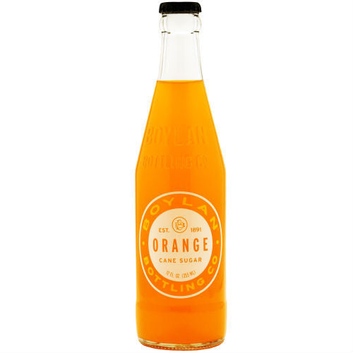 Boylan Bottleworks Orange Soda - 12 oz Glass Bottles