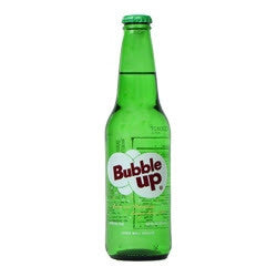 Bubble Up Lemon Lime Soda - 12 oz Glass Bottles