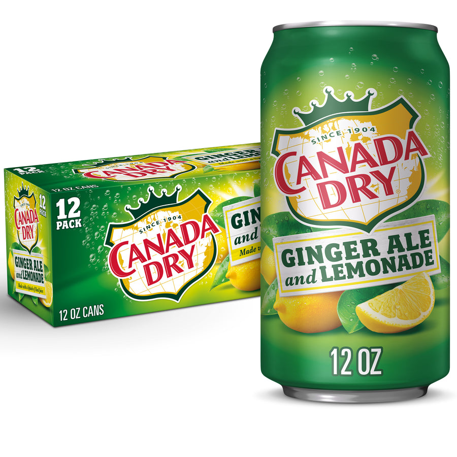 Canada Dry Ginger Ale and Lemonade - 12 OZ Cans