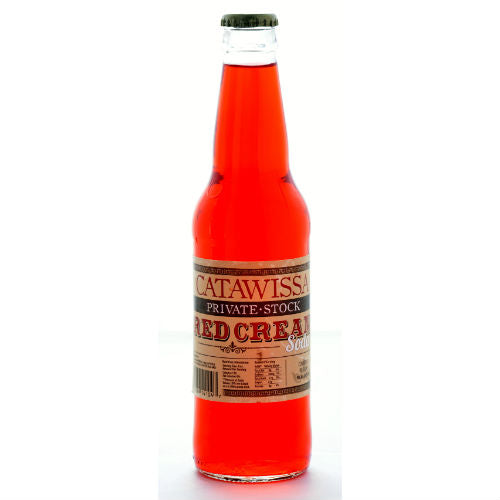 Catawissa Red Cream Soda - 12 oz Glass Bottles