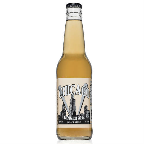 Chicago Draft Style Ginger Ale - 12 oz (12 Glass Bottles)