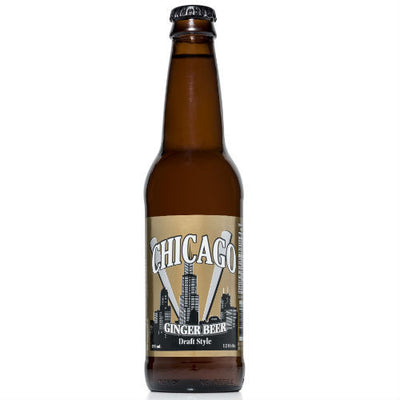 Chicago Draft Style Ginger Beer - 12 oz Glass Bottles