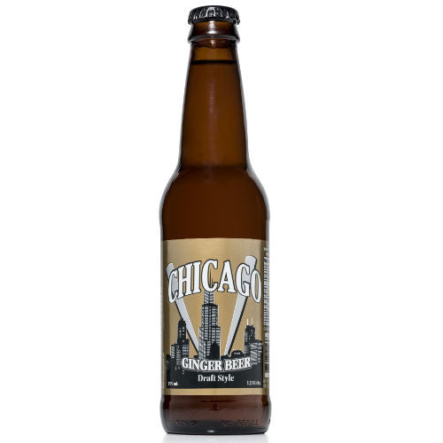 Chicago Draft Style Ginger Beer - 12 oz Glass Bottles
