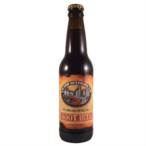 Cicero Beverage Chicago Style Root Beer - 12 oz Glass Bottles