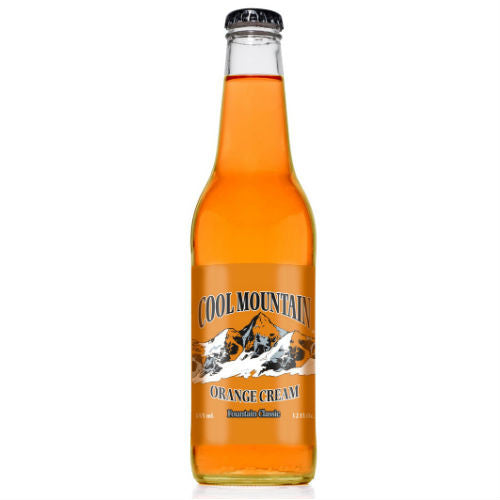 Cool Mountain Orange Cream Soda - 12 oz Glass Bottles