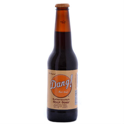 Dang! Butterscotch Root Beer - 12 oz Glass Bottles