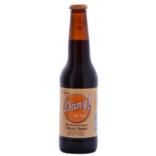 Dang! Butterscotch Root Beer - 12 oz Glass Bottles