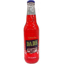 Dad's Red Cream Soda - 12 oz Glass Bottles