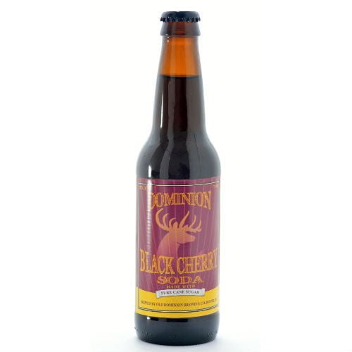 Dominion Black Cherry Soda - 12 OZ (12 Glass Bottles)
